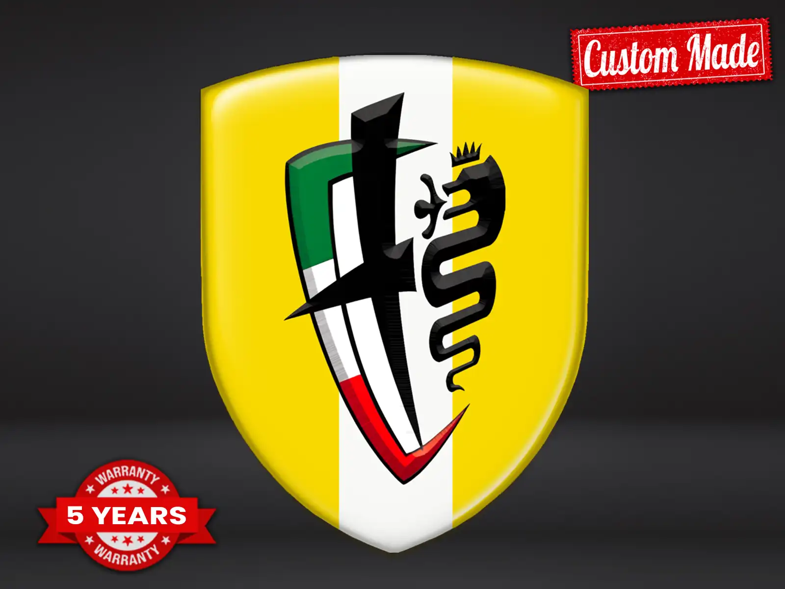 Alfa Romeo Pegatinas Automotrices Resistentes Universales Modernas
